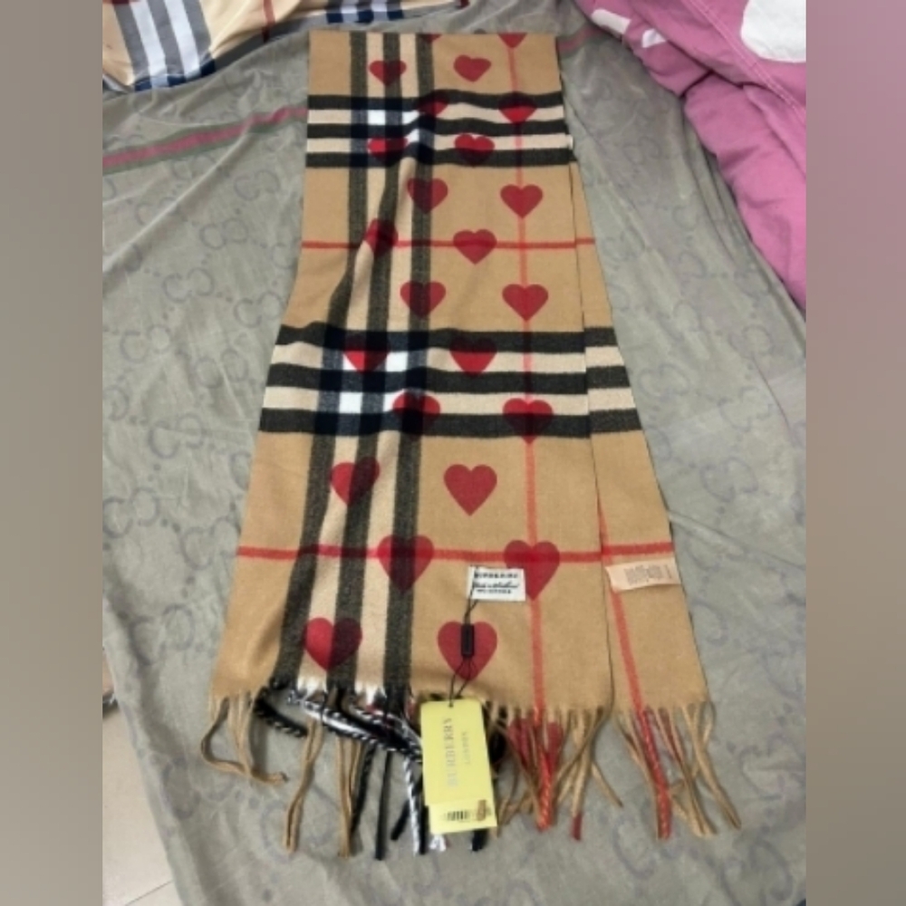 Unisex tan scarf